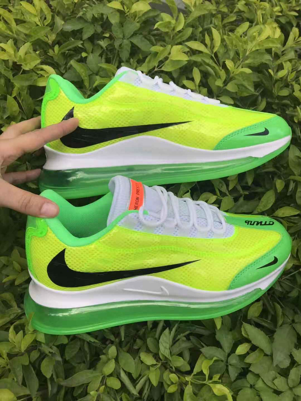Nike Air Max 720 Heron Preston Sneakers Neon in Green - product image from the listing.