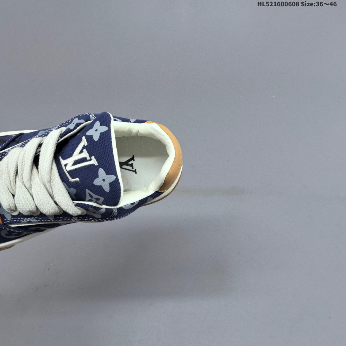 Louis Vuitton Tilted Low Trainers Blue Monogram - product image from the listing.
