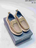 ECCO Slip-On Mesh Trainers Olive Tan 2607 JWD847A17 - product image from the listing.