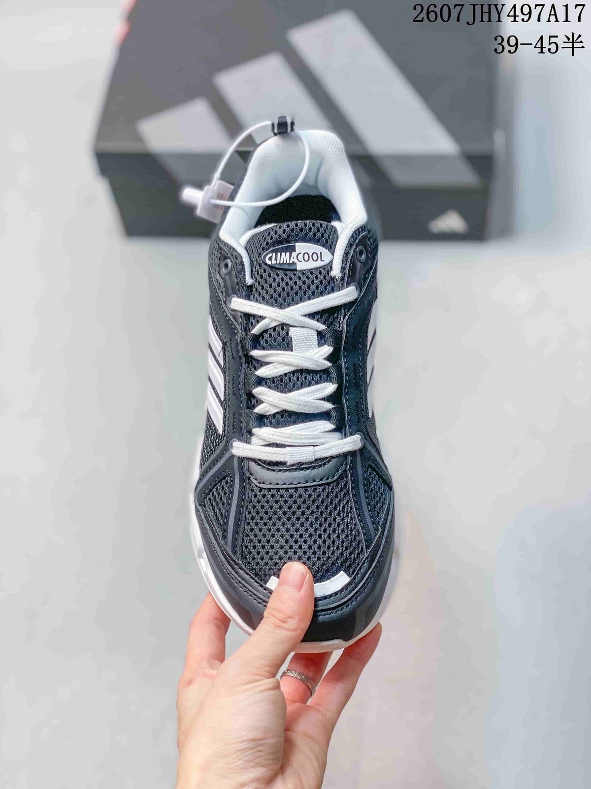 Adidas Climacool Ventage Low-Top Road Running Shoes in Black White - product image from the listing.
