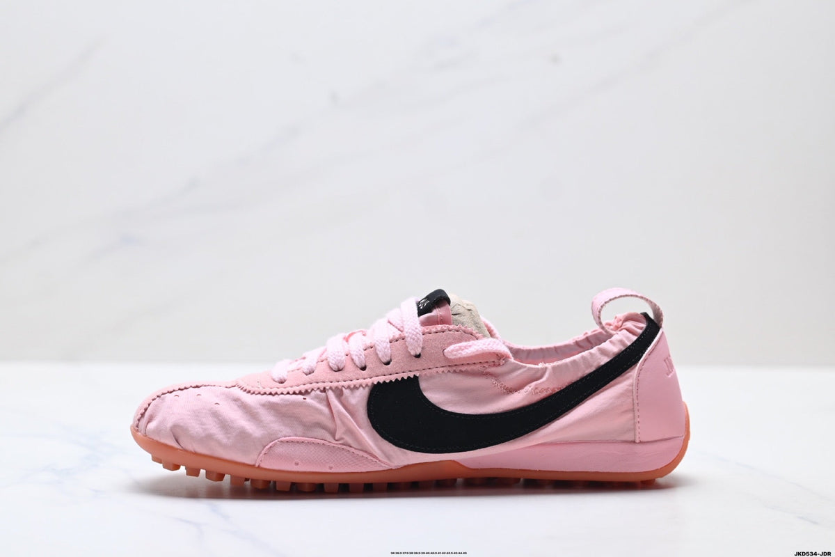 Pink and Black Nike Jacquemus Low-Profile Sneakers - product image from the listing.