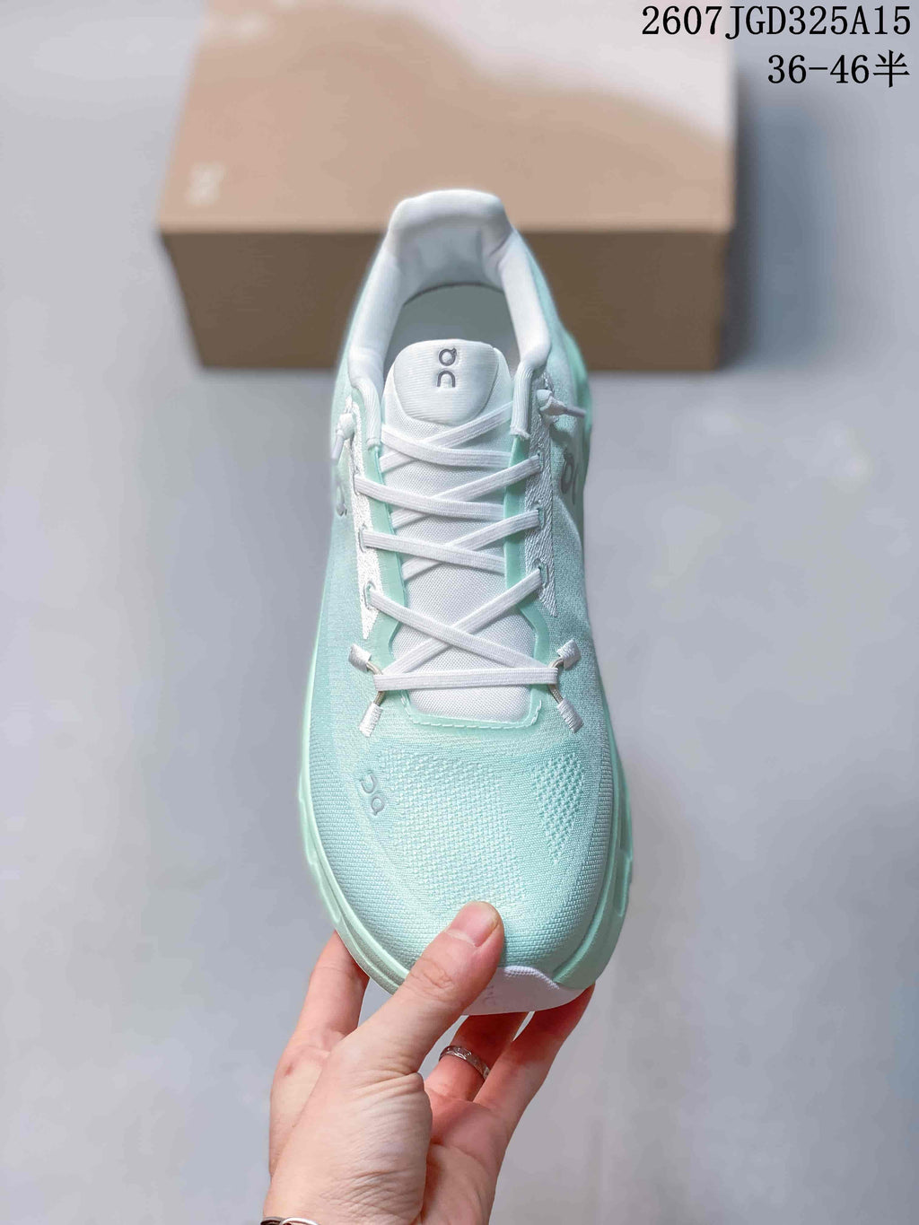 On Cloudtilt Mint Green Lightweight Sneakers for Running - product image from the listing.