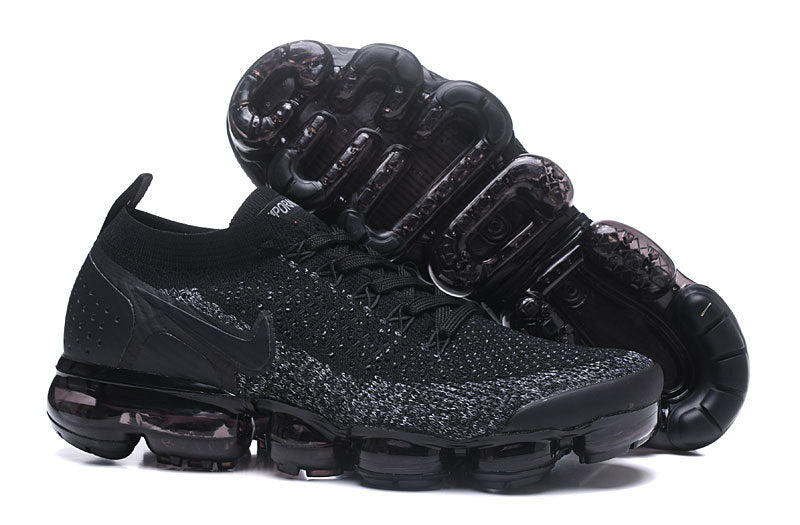Nike Air VaporMax Flyknit 2 Sneakers in Black 942842-011 - product image from the listing.