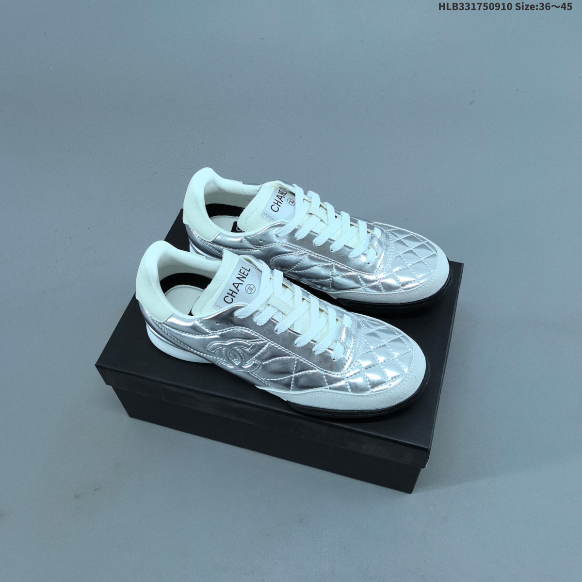 CHANEL P25 Low-Cut Lace-Up Sneakers - product image from the listing.