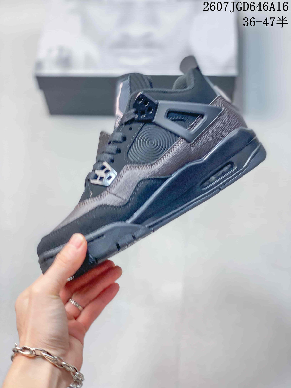 Air Jordan 4 Retro Sneakers Charcoal Black JA8136 - product image from the listing.