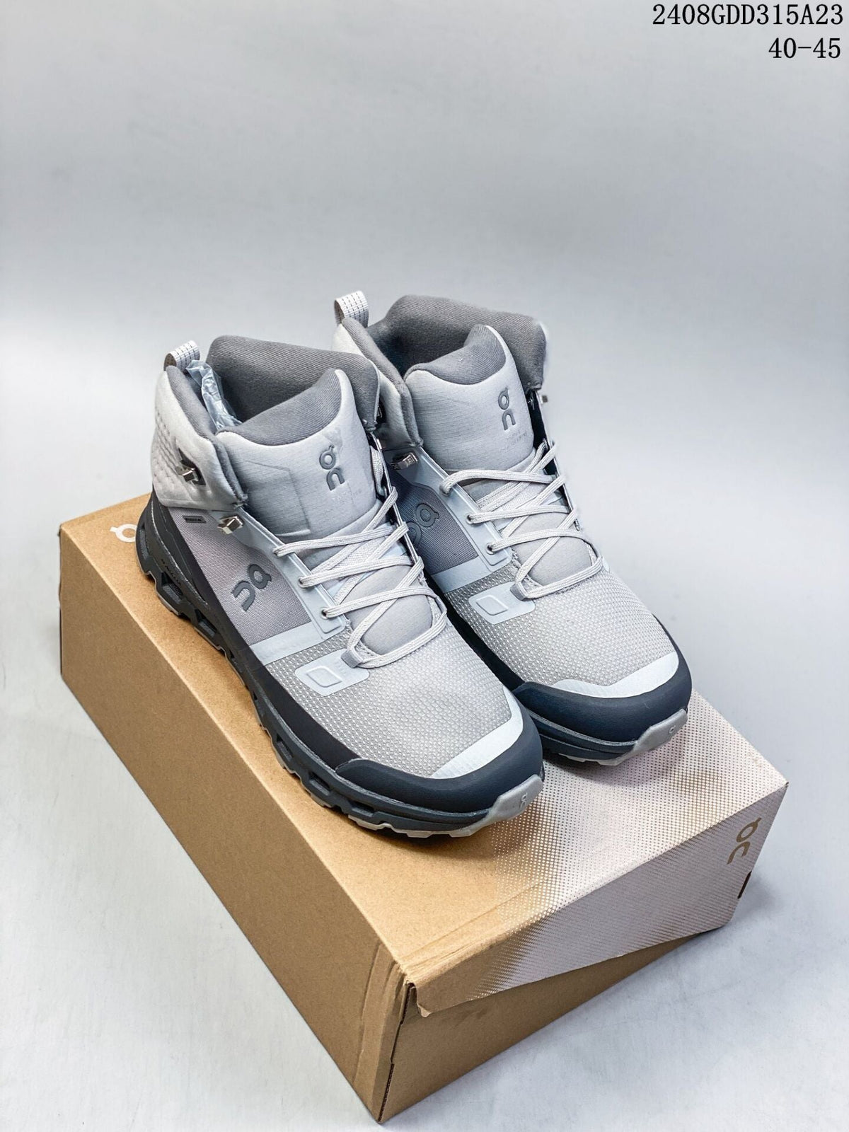 Gray On Cloudnova Flux High-Top Sneakers - product image from the listing.