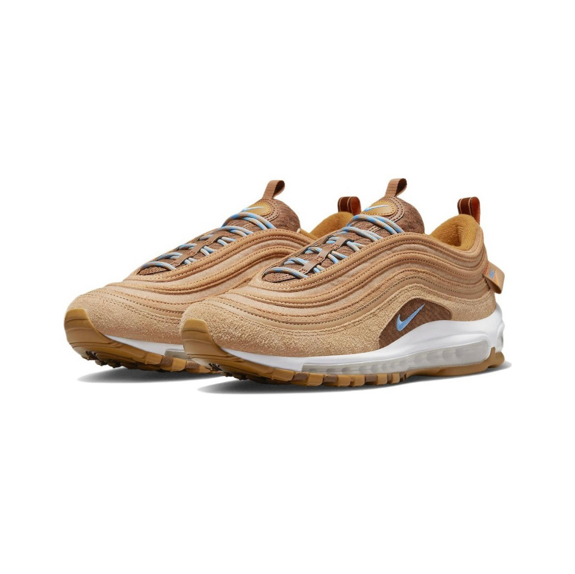 Nike Air Max 97 DZ5348-288 Sneakers in Brown and Tan - product image from the listing.