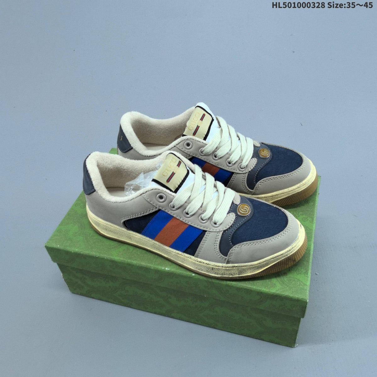 Gucci Distressed Screener Low-Cut Sneakers - product image from the listing.