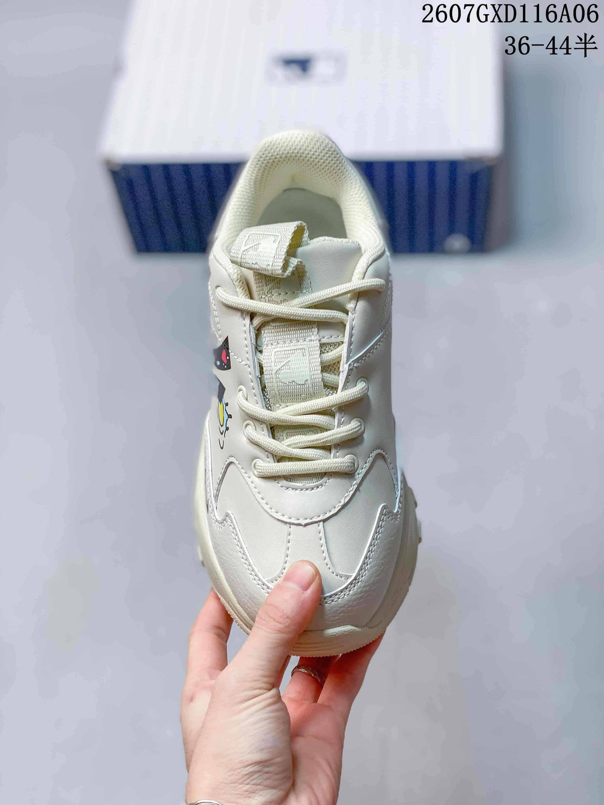 Cream Beige MLB Big Ball Chunky Doodle Dog Sneakers - product image from the listing.
