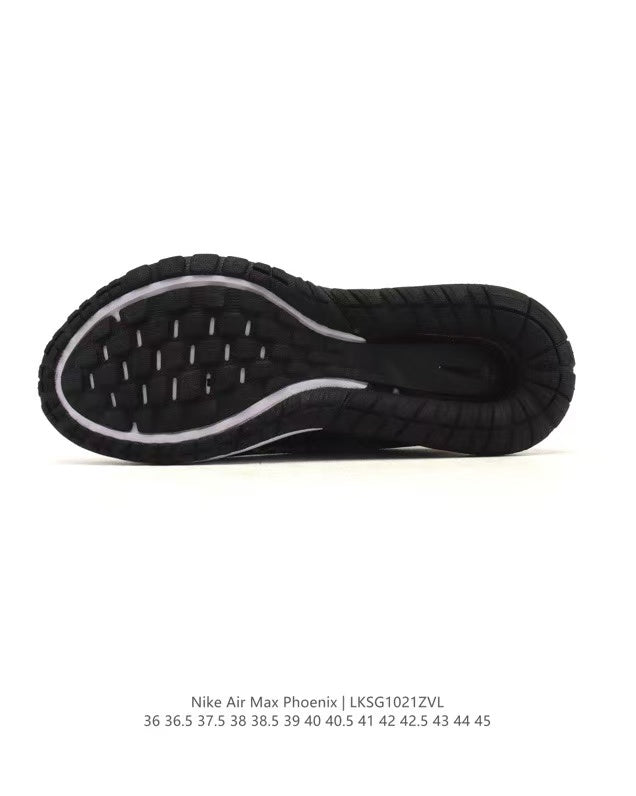 Nike Air Max Phoenix Sneakers in Black and White LKS1021ZVI - product image from the listing.
