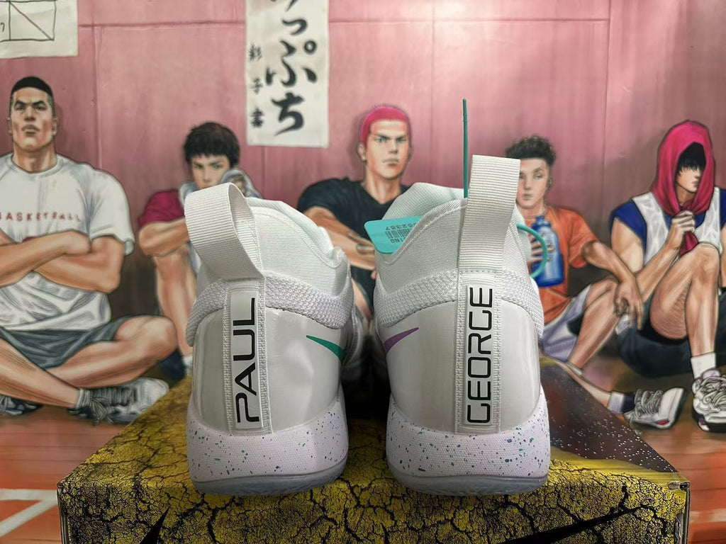 Nike PG 6 Basketball Shoes in White - product image from the listing.