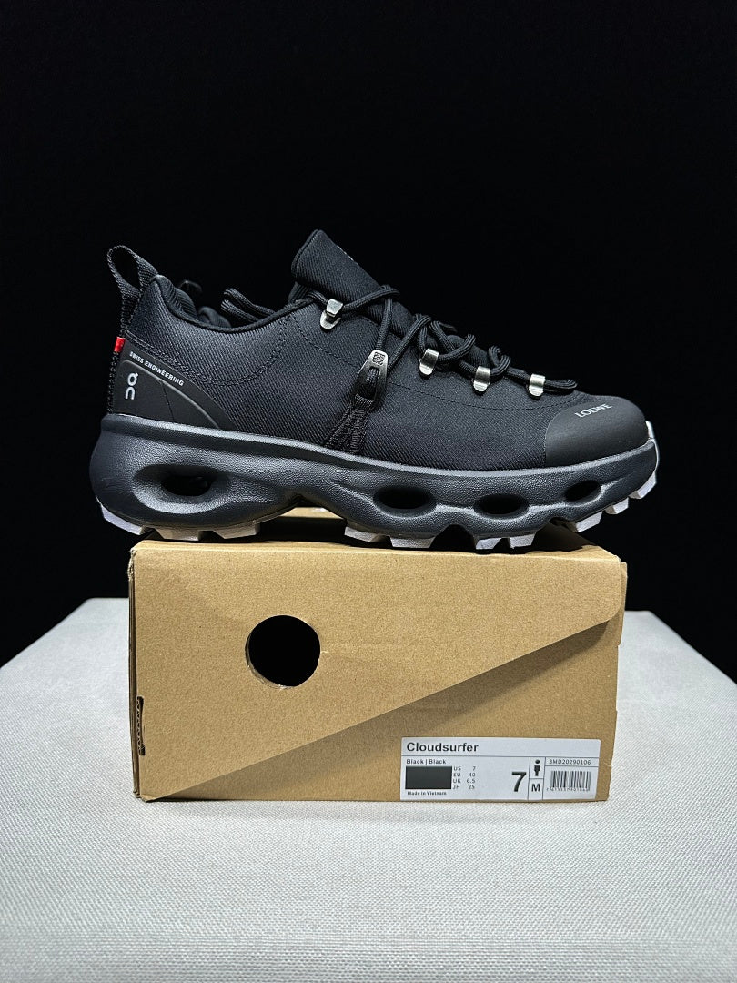 On x LOEWE Cloudsurfer Sneakers in Black - product image from the listing.