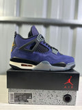 Air Jordan 4 Retro Lakers Purple Gold FV5029-500 - product image from the listing.