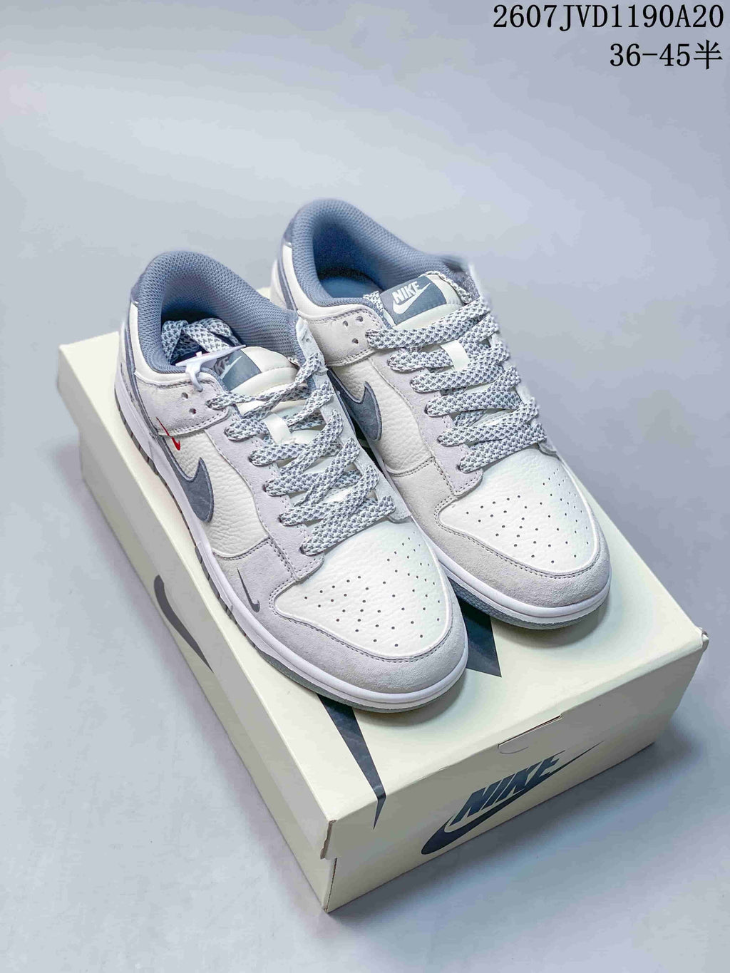 Nike SB Dunk Low Stüssy Sneakers in Off-White Black - product image from the listing.