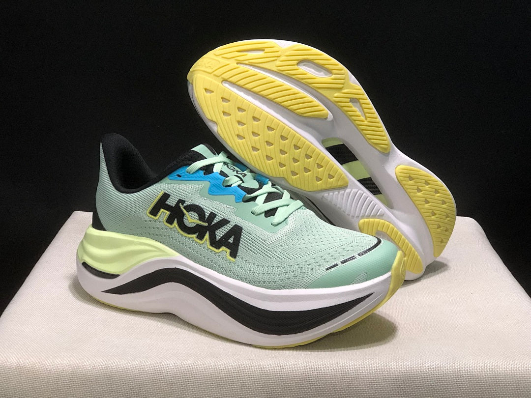 Mint Green HOKA Skyward X Running Shoes - product image from the listing.
