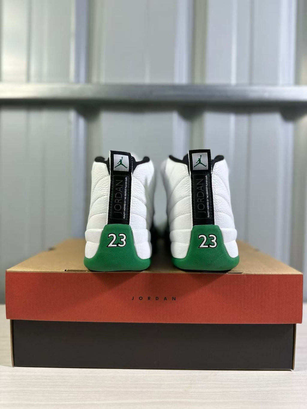 Air Jordan 12 Retro White Green CT8013-103 - product image from the listing.
