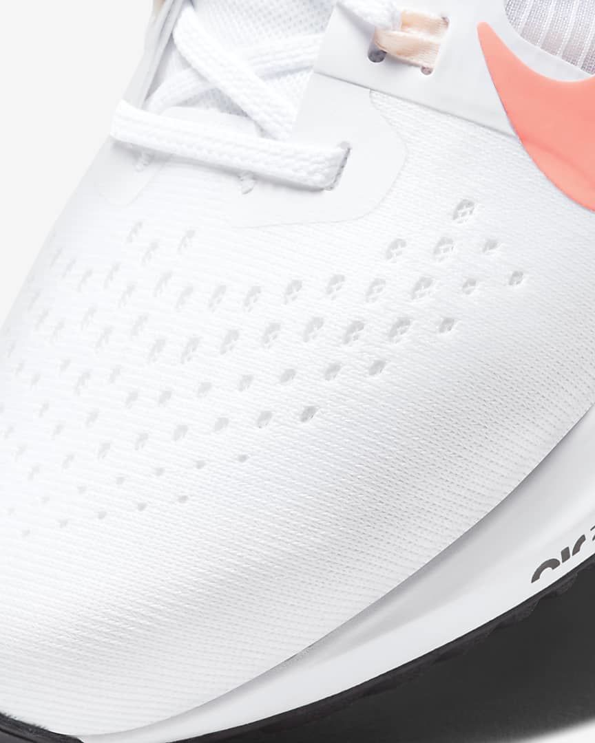 Nike Air Zoom Vomero 15 Running Shoes in White Coral CU1856-102 - product image from the listing.