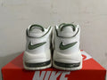 Nike Air More Uptempo Sneakers in White Green - product image from the listing.