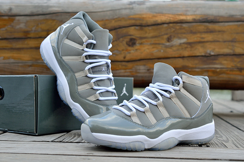 Air Jordan 11 Retro High-Top Basketball Shoes Grey - product image from the listing.