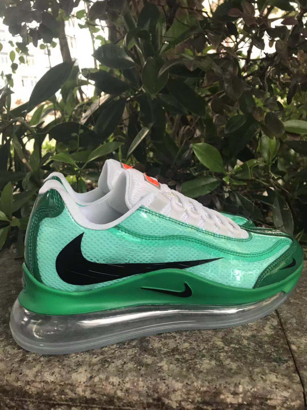 Nike Air Max 720 Sneakers in Green and White - product image from the listing.