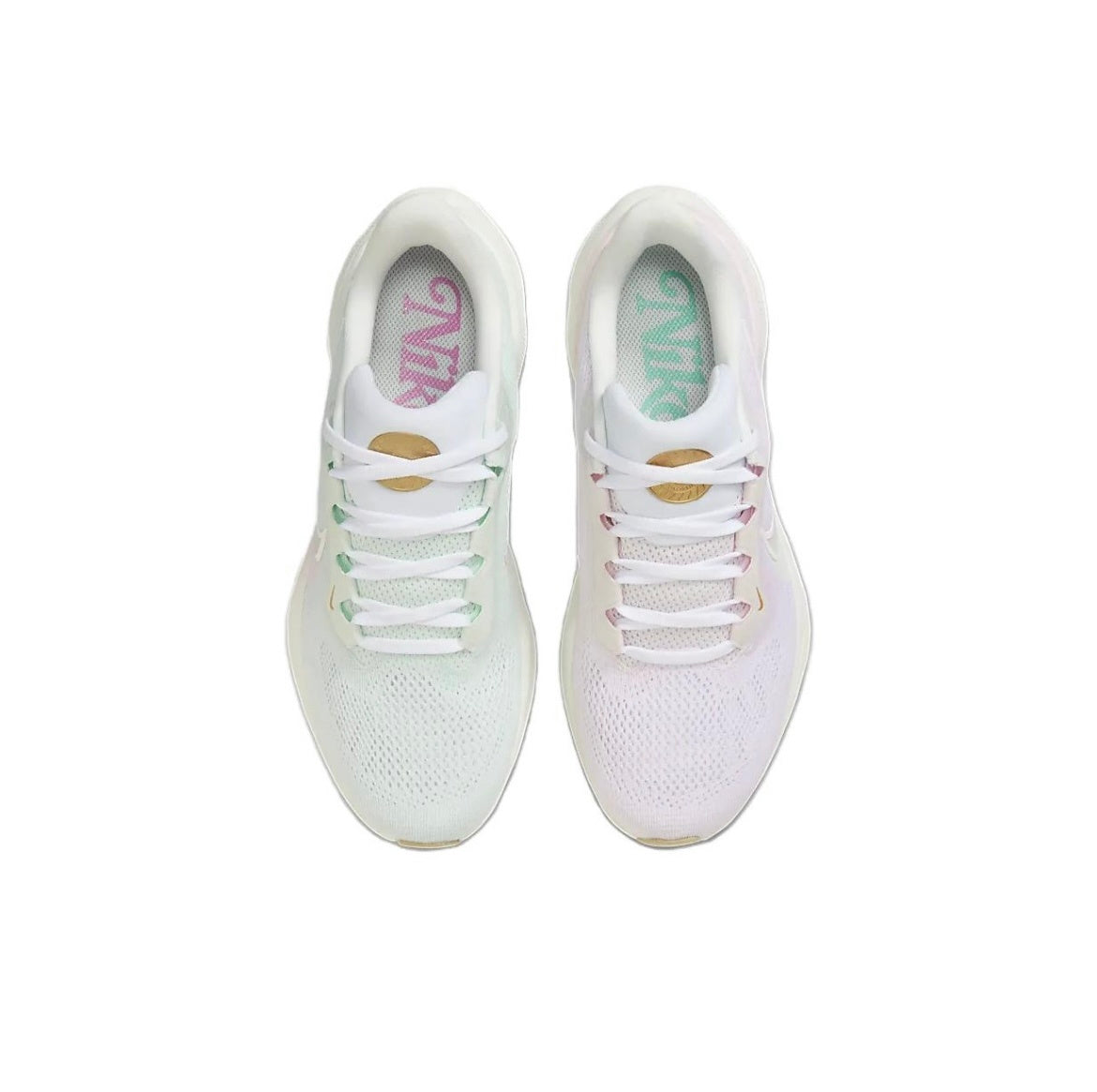Pastel Pink and Mint Nike Pegasus 41 Running Shoes - product image from the listing.