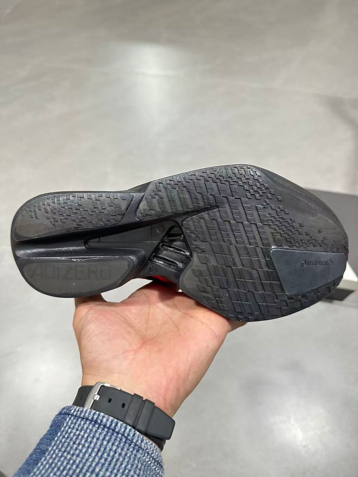 Adidas Lightstrike Pro Running Shoes in Black Red KH8840 - product image from the listing.