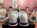 Nike Basketball Shoe in White Red - product image from the listing.