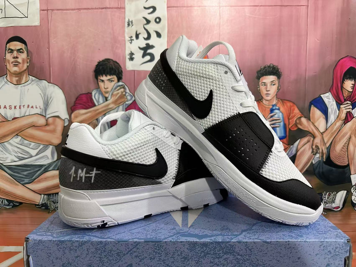 Nike GT Cut Academy Basketball Shoes in White Black - product image from the listing.