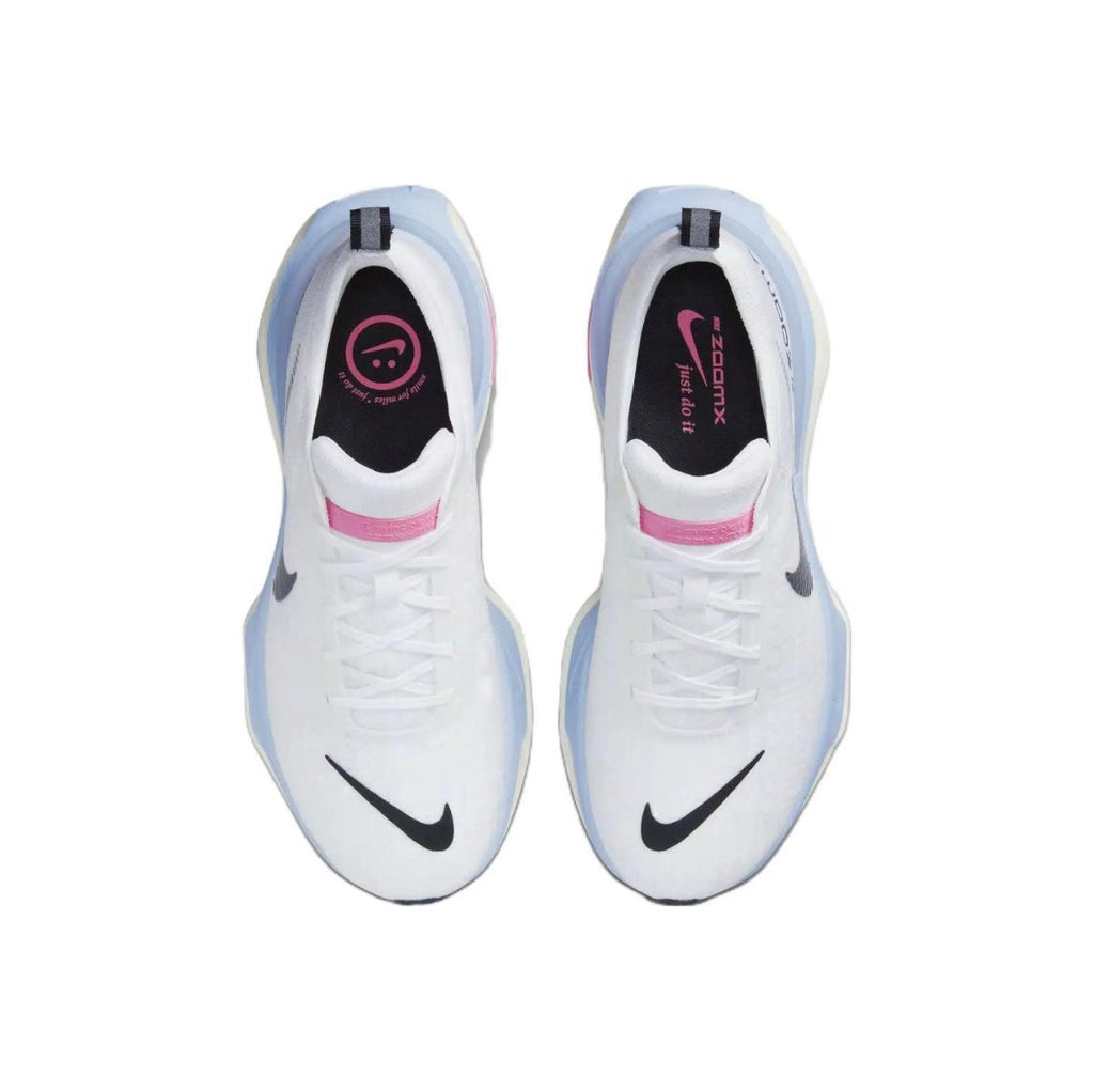 Nike ZoomX Invincible Run 3 Running Shoes in White Blue DR2615-100 - product image from the listing.