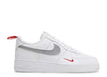 Nike Air Force 1 Low 'Cut Out Swoosh - White' Sneaker - product image from the listing.