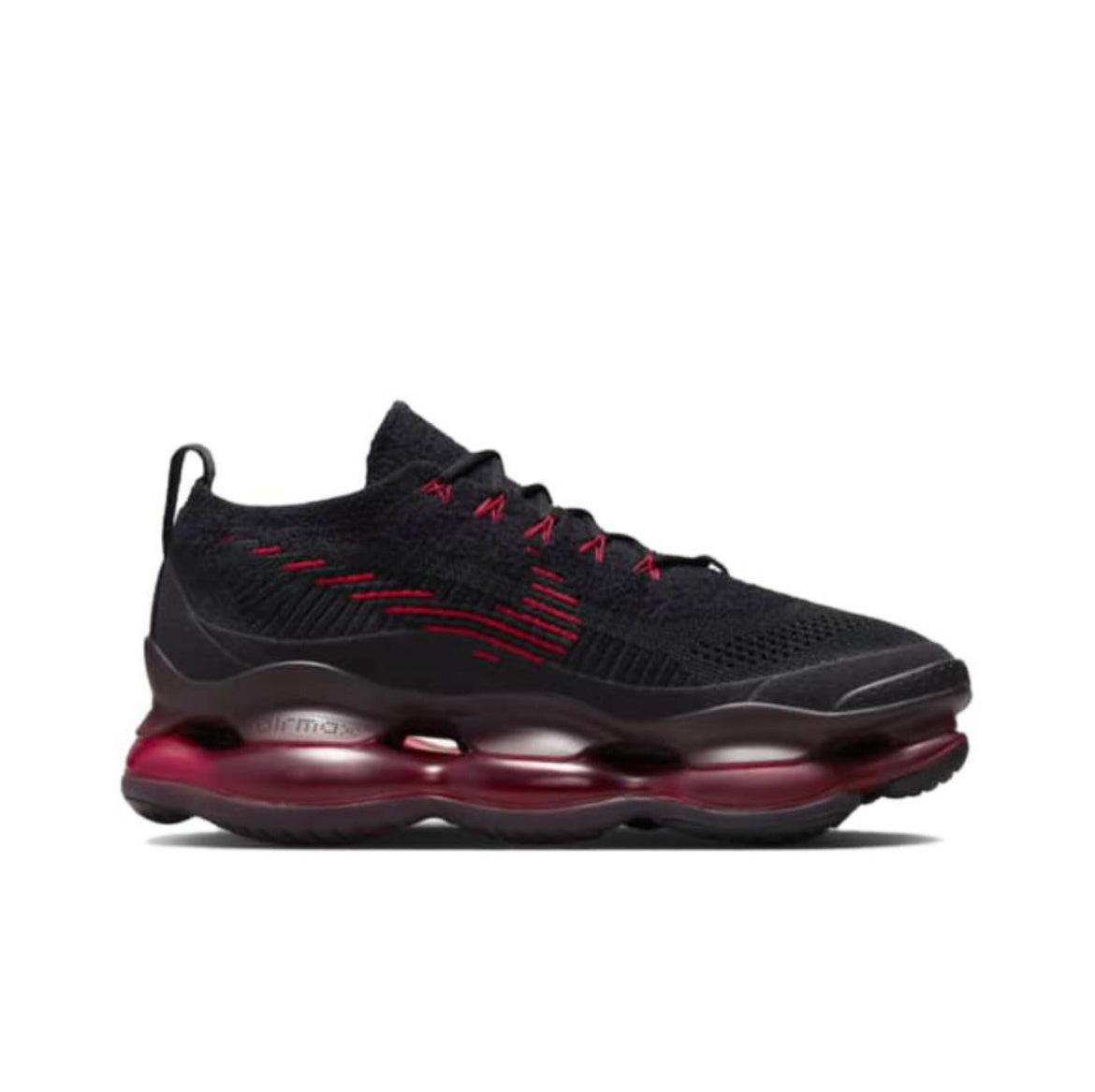 Nike Air Max Scorpion Sneakers in Black and Red DJ4701-004 - product image from the listing.