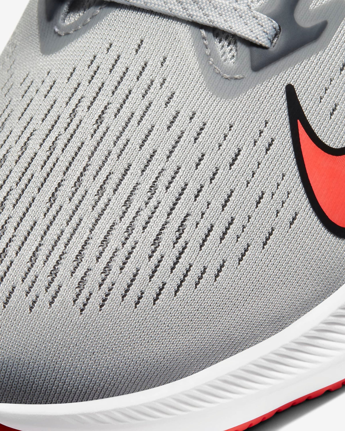 Nike Zoom Winflo 7 Running Shoes in Grey Red CJ0291-012 - product image from the listing.