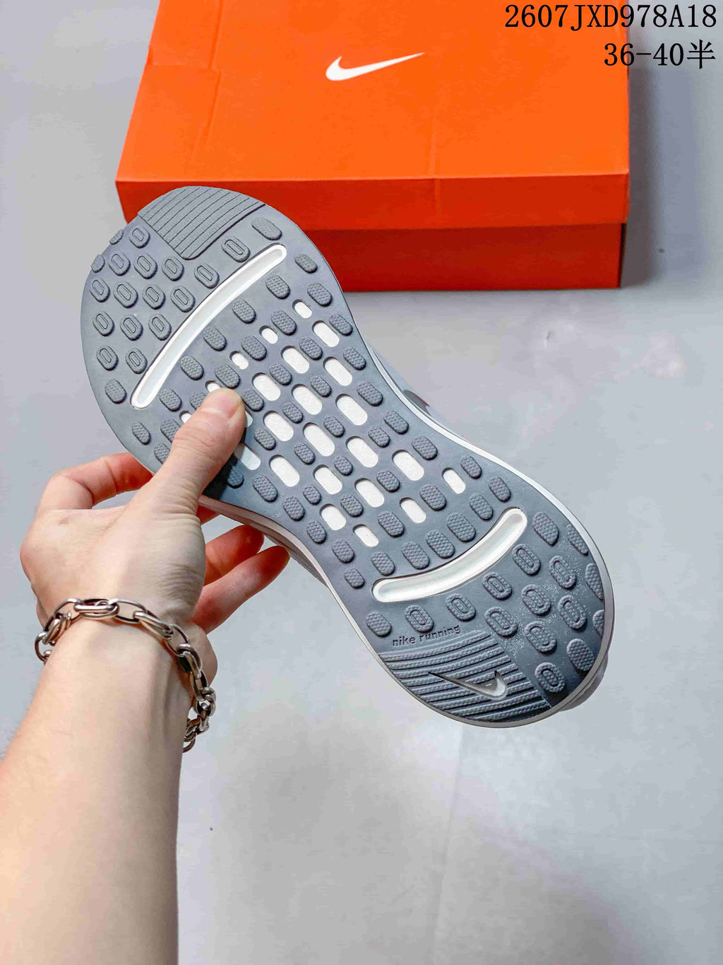Nike Journey Run Running Shoes in Light Gray 2607JXD978A18 - product image from the listing.