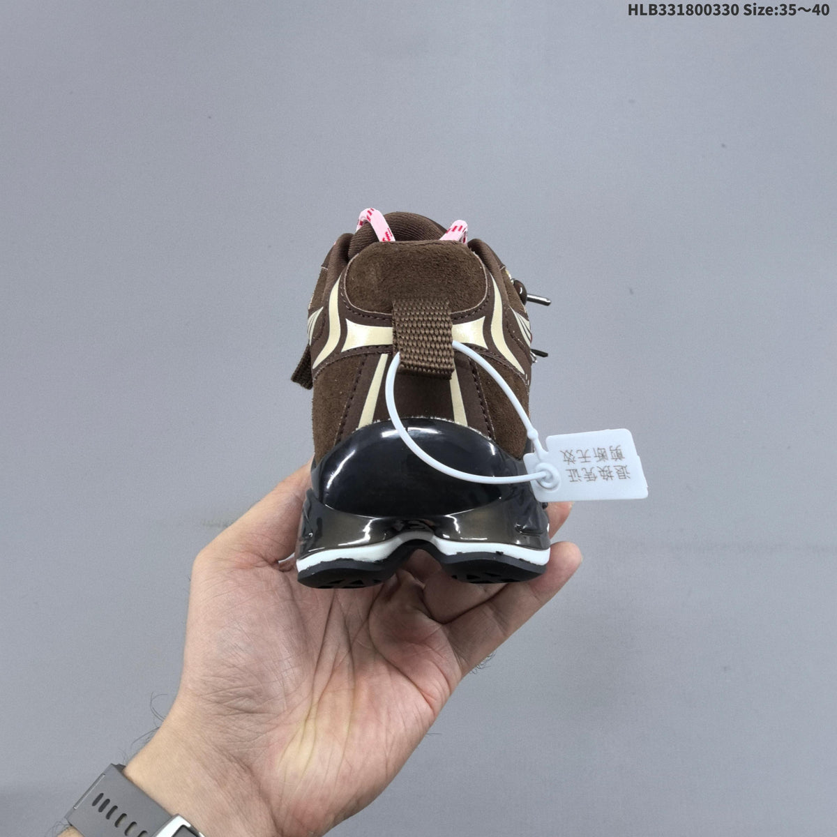 GG-CC G25X4391 Brown Platform Low-Cut Sneakers - product image from the listing.