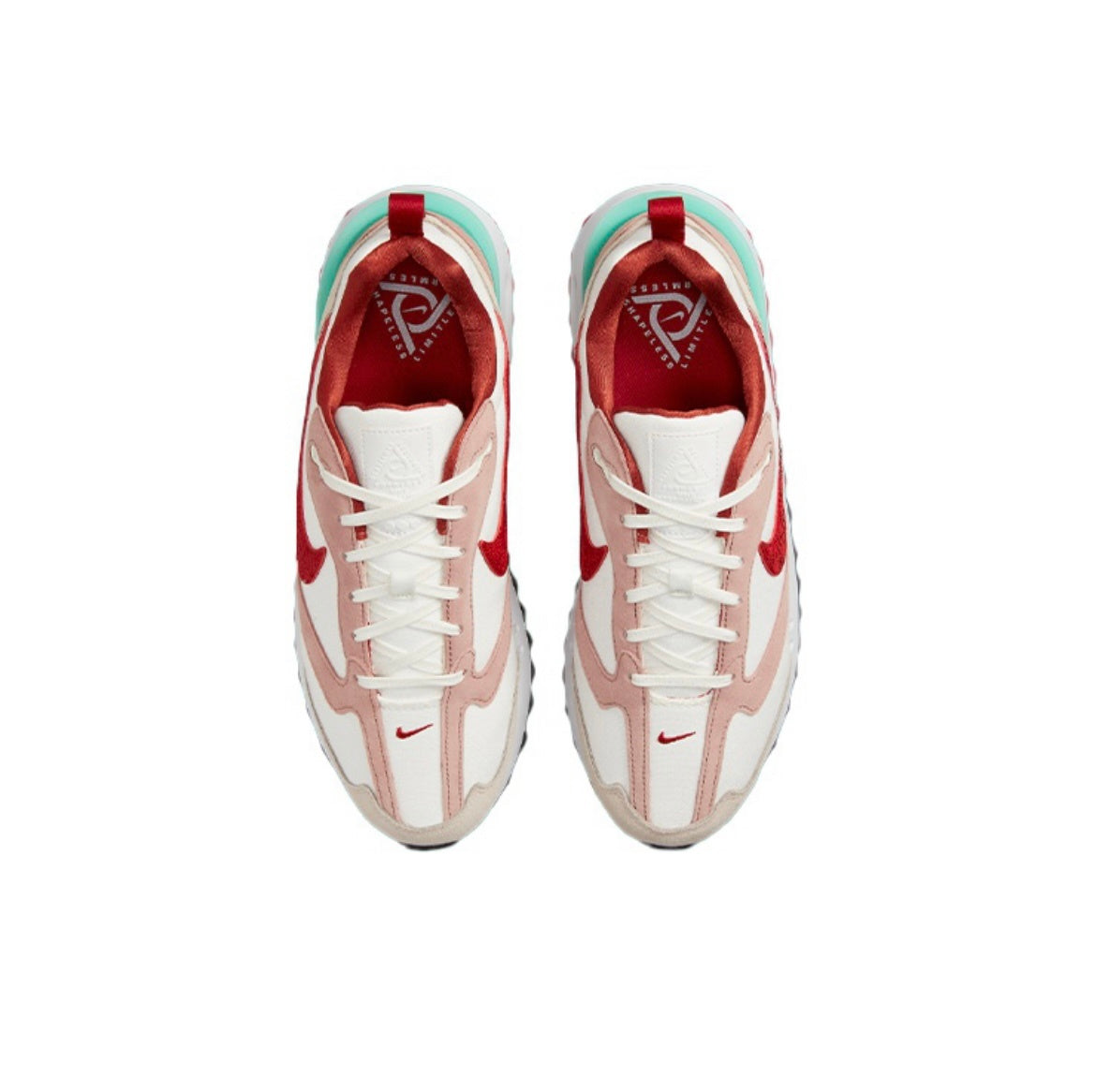 Nike Air Max Dawn CNY Sneakers in White Red DQ4976-161 - product image from the listing.