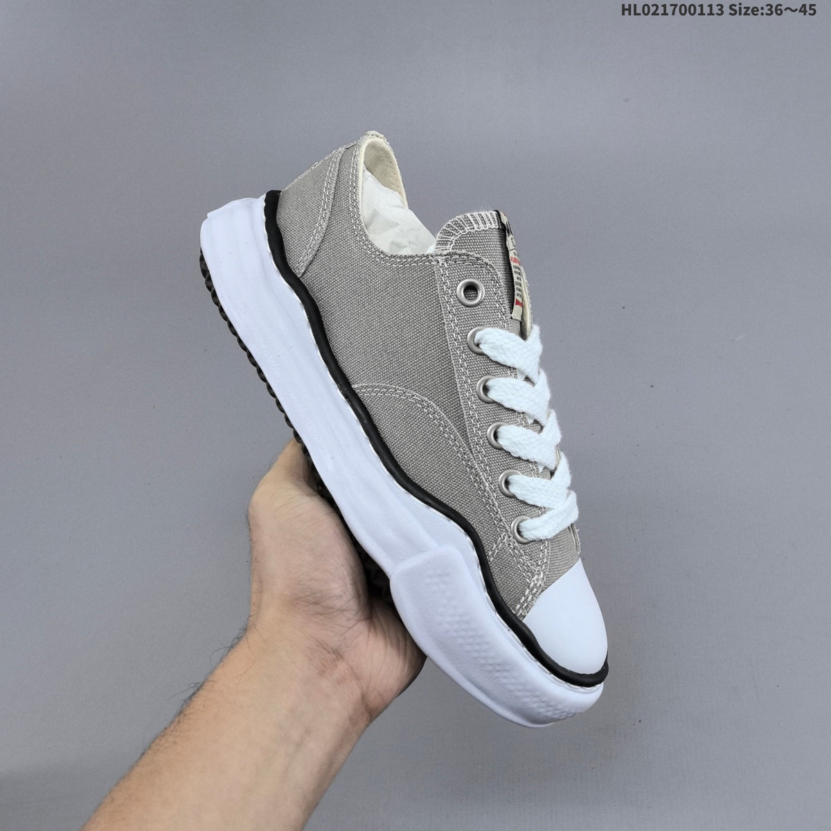 Maison Mihara Yasuhiro Original Sole Canvas Low Trainers - product image from the listing.