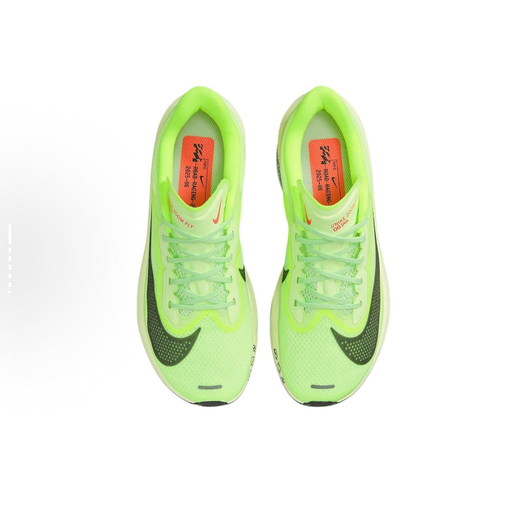 Volt Green and Black Nike Zoom Fly Running Shoes - product image from the listing.