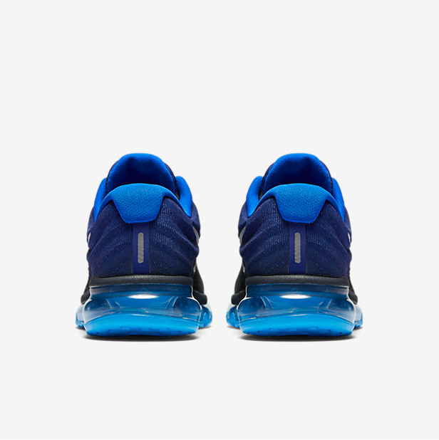 Nike Air Max 2017 Running Shoes in Blue 849559-400 - product image from the listing.