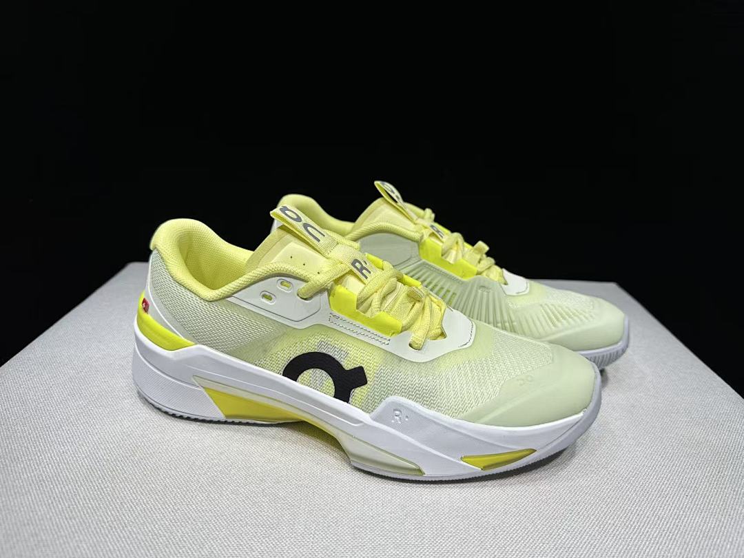On The Roger Pro Fire Clay Tennis Shoes, in Yellow - product image from the listing.