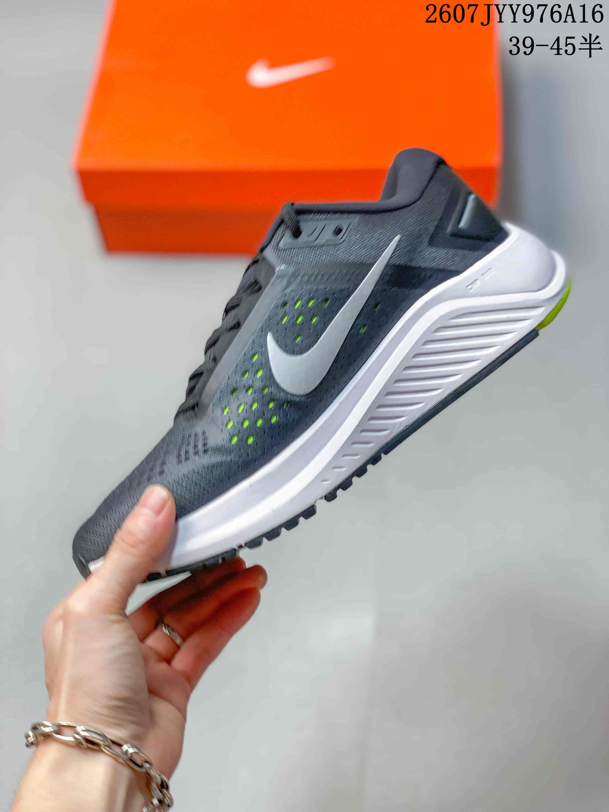 Nike Zoom Structure 23 Running Sneakers in Gray White - product image from the listing.