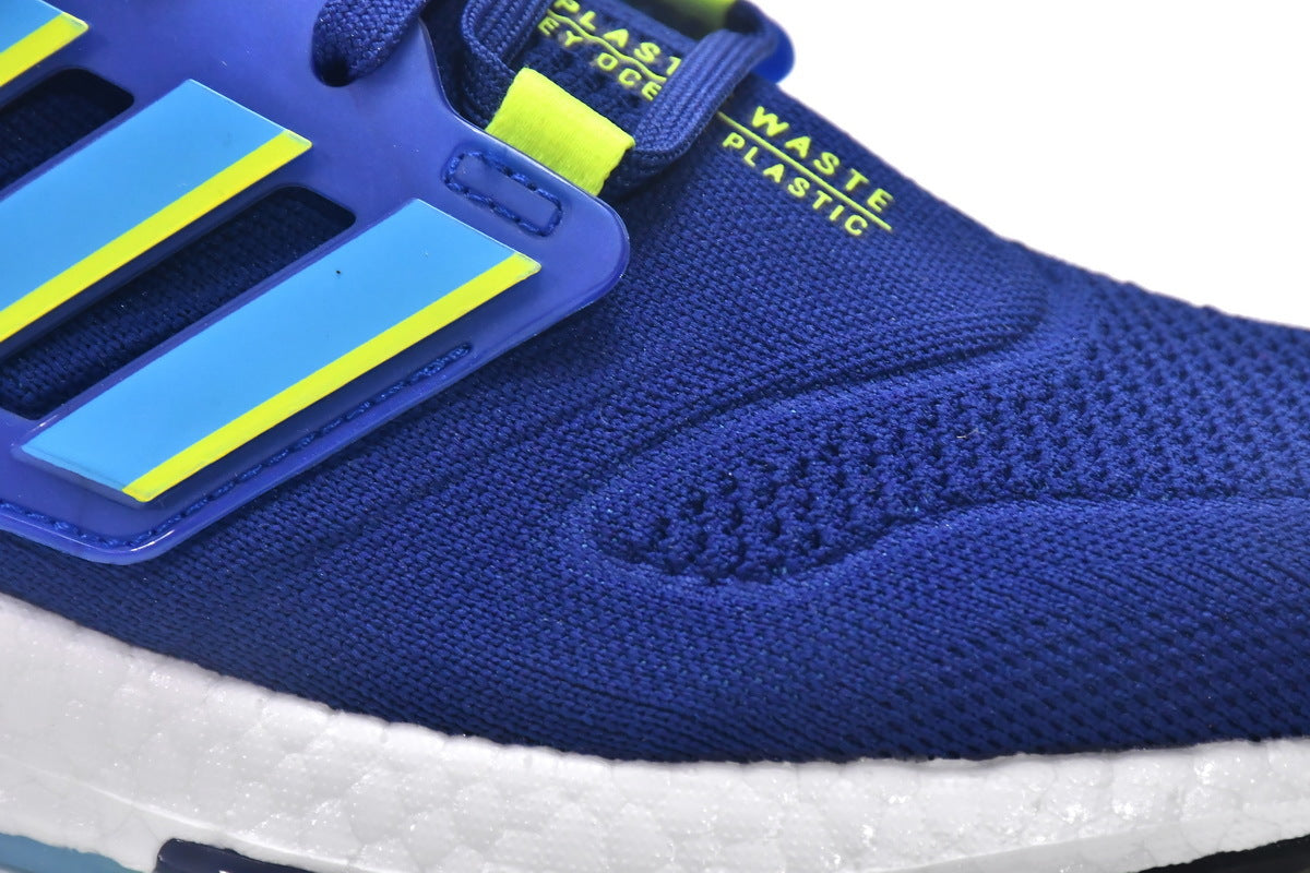 adidas UltraBoost 22 Shoes for Running, Blue, GX9333 - product image from the listing.