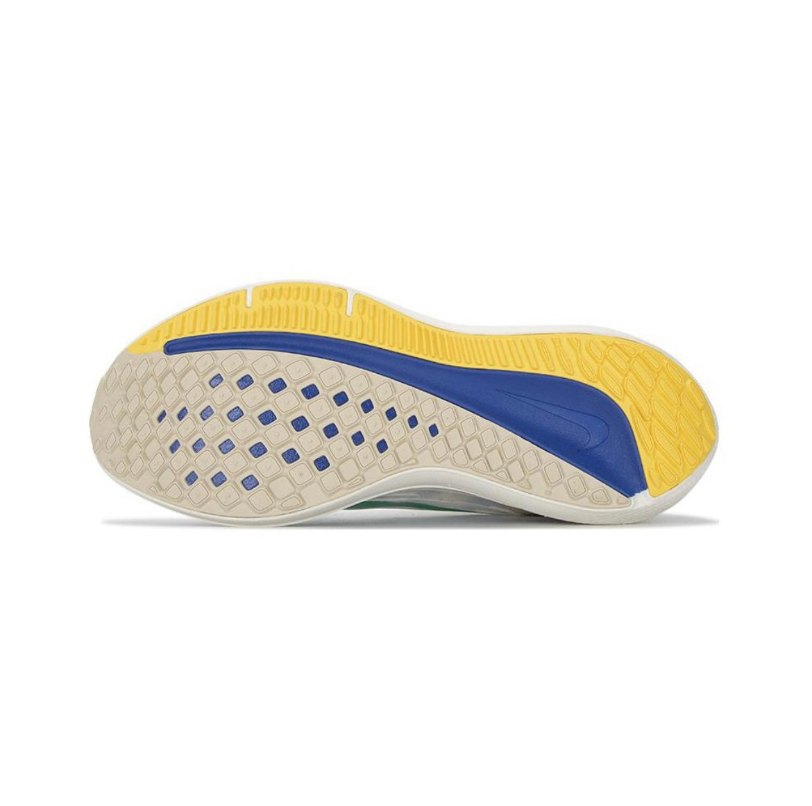 Nike Air Winflo 9 Running Shoes in White Green Blue DV8997-100 - product image from the listing.