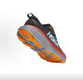 HOKA Bondi 8 Running Shoes, in Black Gray and Red - product image from the listing.