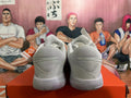White and Purple Nike Basketball Shoes - product image from the listing.