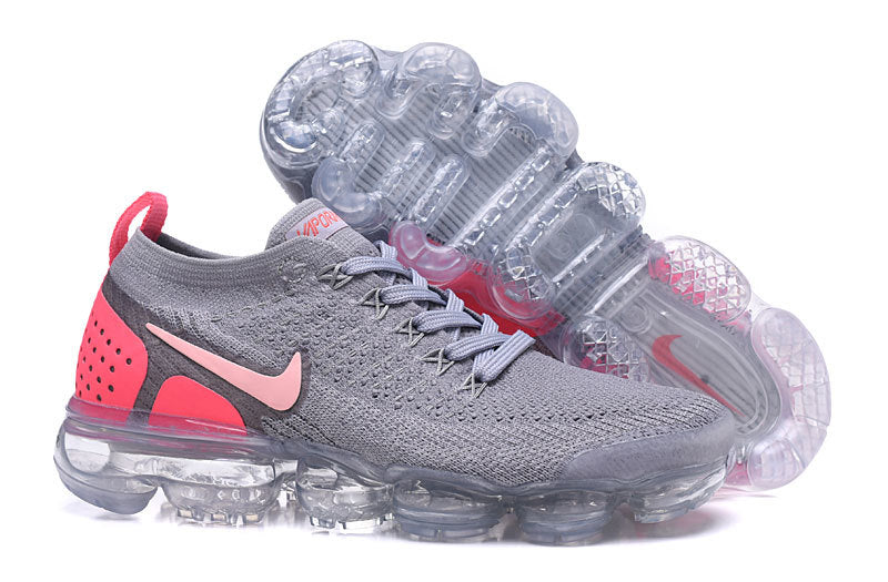 Nike Air VaporMax Flyknit 2 Sneakers in Grey Pink 942843-006 - product image from the listing.