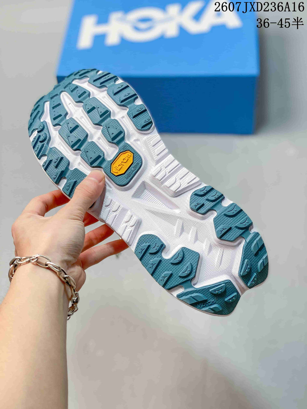Hoka MAFATE X Trail Running Shoes in Coral - product image from the listing.