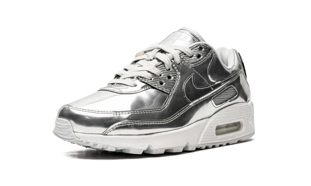 Women's AIR MAX 90 "Metallic Pack - Silver" CQ6639 001 - product image from the listing.