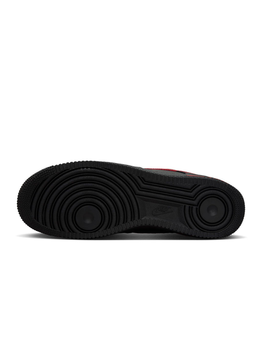 Men's Nike Air Force 1 '07 LV8 - Black/University Red - product image from the listing.