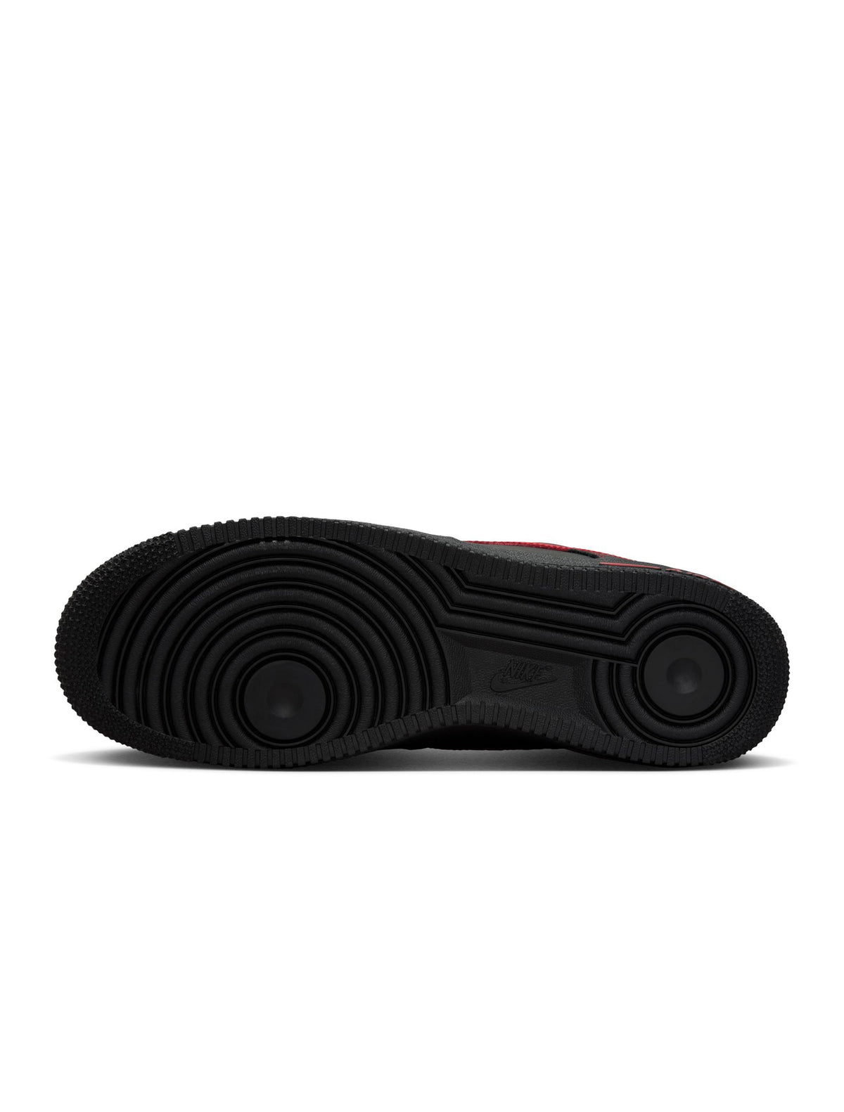 Men's Nike Air Force 1 '07 LV8 - Black/University Red - product image from the listing.