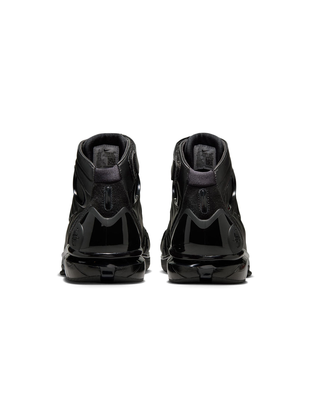 Men's Nike Air Zoom Huarache 2K4 OT Basketball Shoes "Black" - product image from the listing.